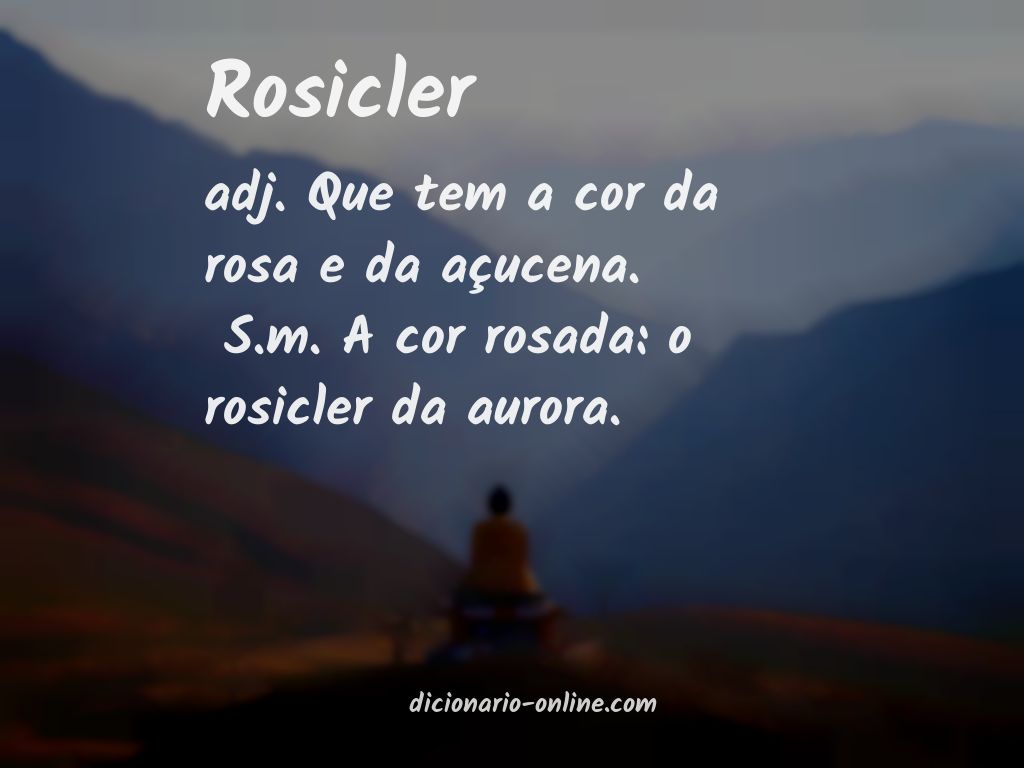 Significado de rosicler