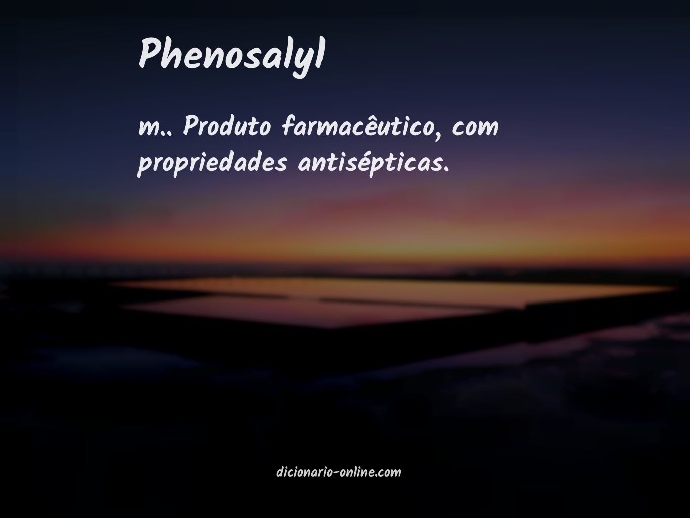 Significado de phenosalyl