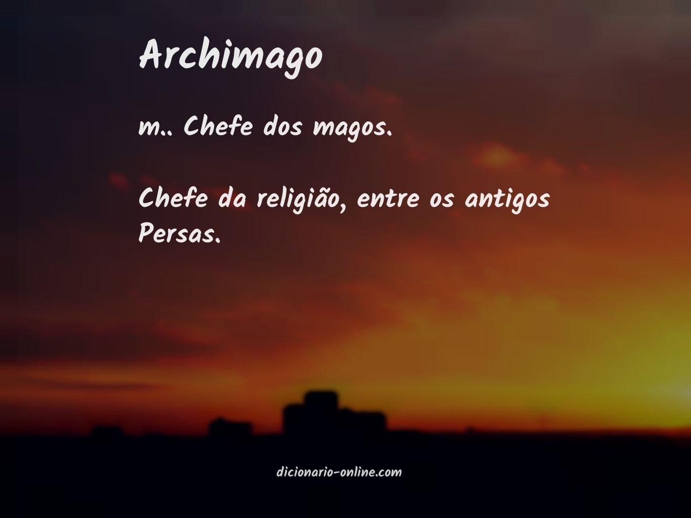 Significado de archimago