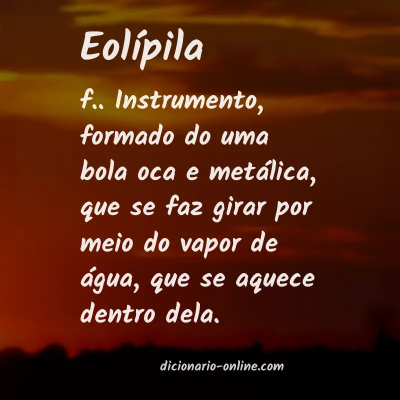 Significado de eolípila