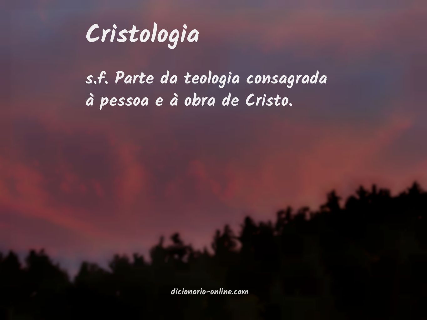 Significado de cristologia