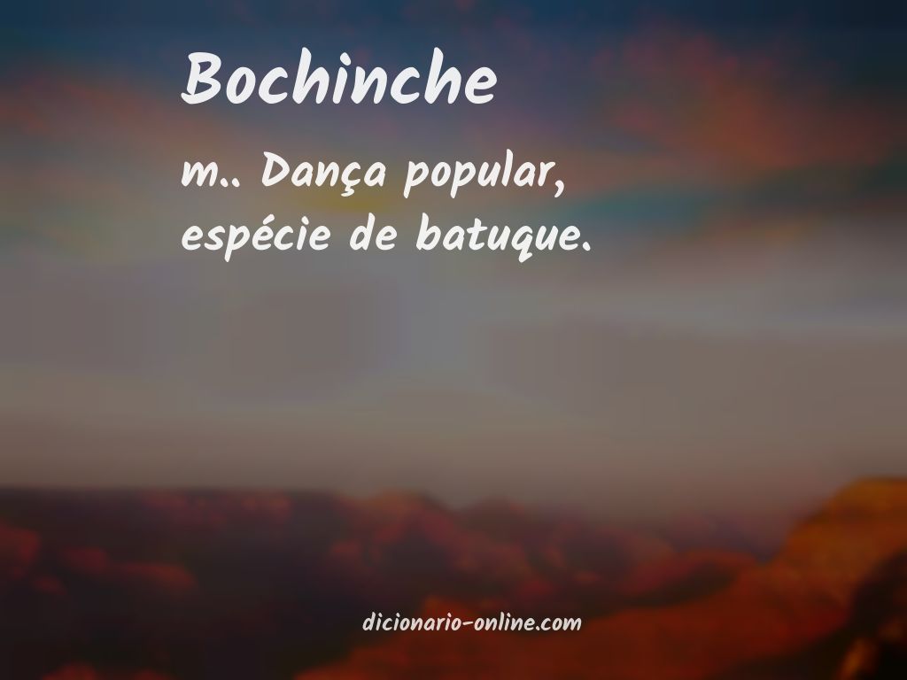 Significado de bochinche