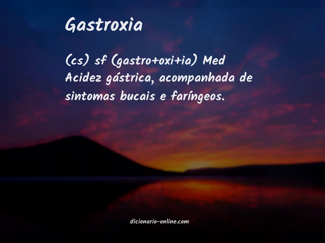 Significado de gastroxia