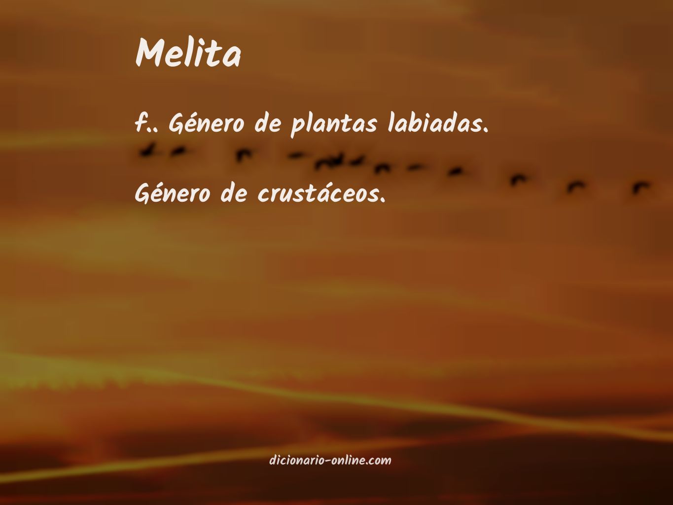 Significado de melita