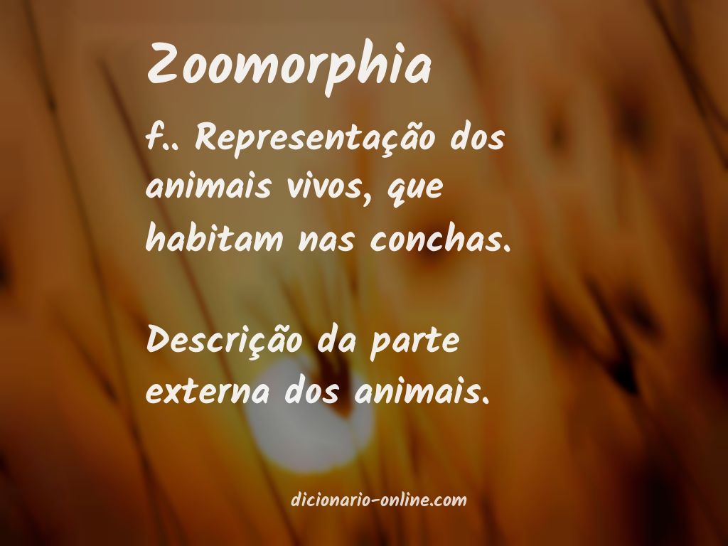 Significado de zoomorphia