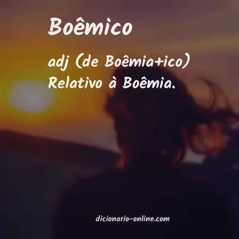 Significado de boêmico