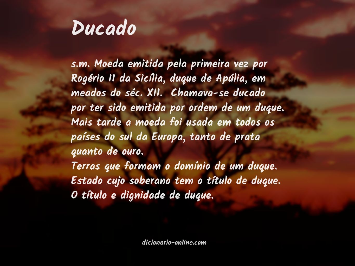 Significado de ducado