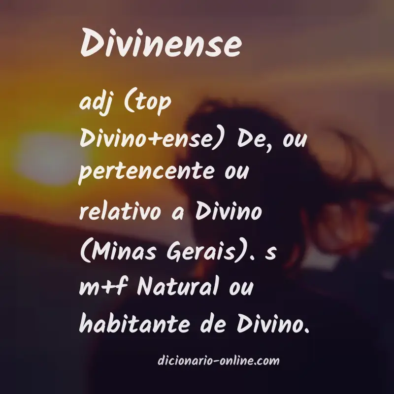 Significado de divinense