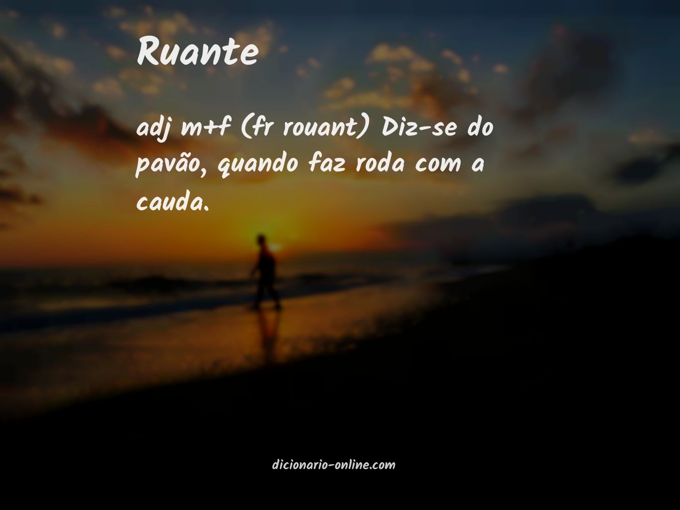 Significado de ruante