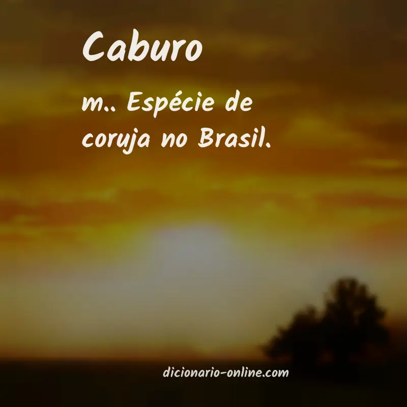 Significado de caburo