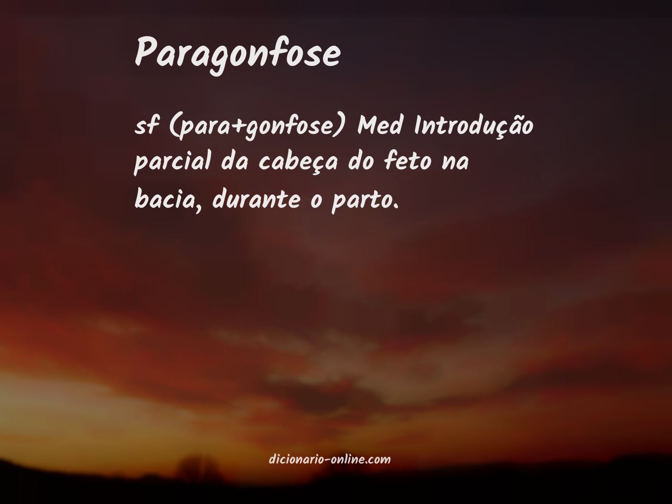 Significado de paragonfose