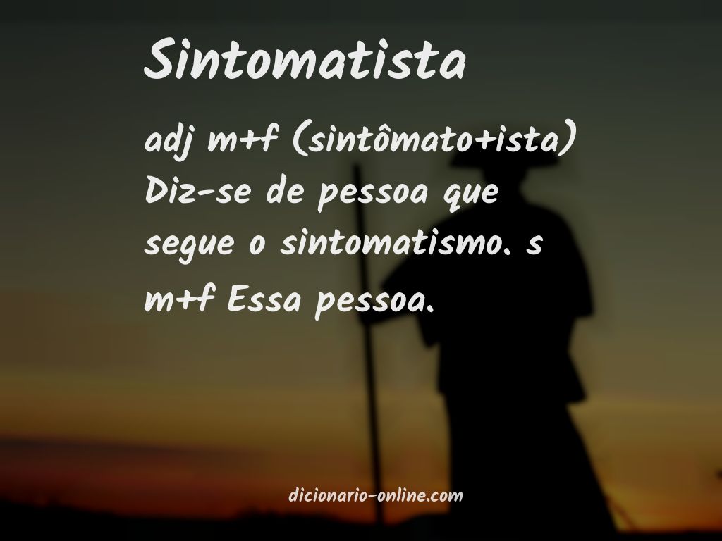 Significado de sintomatista