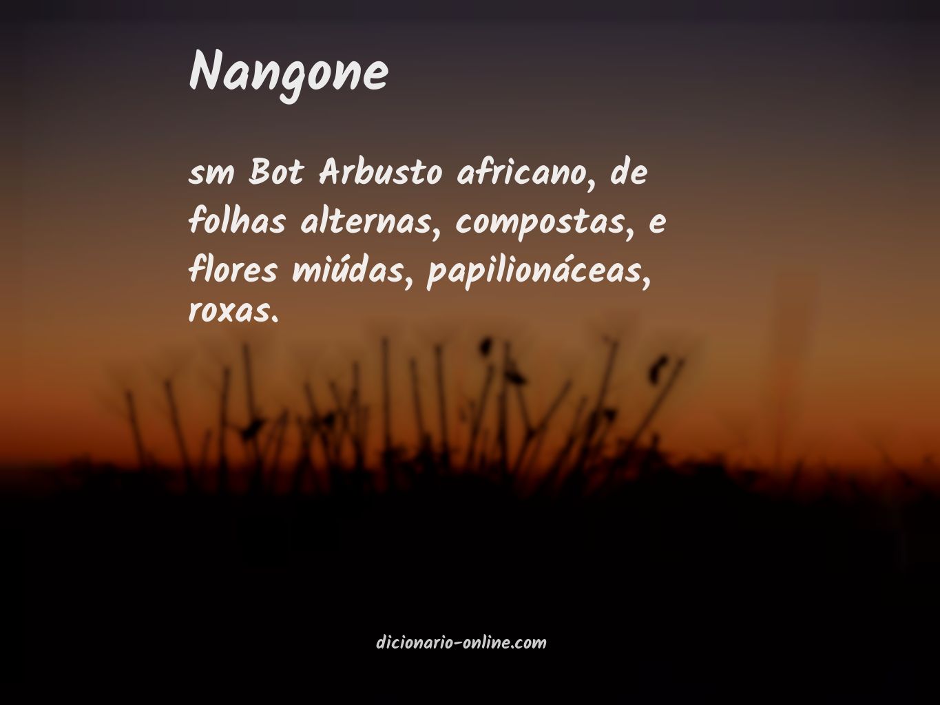 Significado de nangone