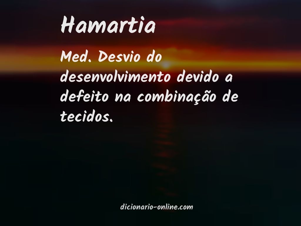 Significado de hamartia