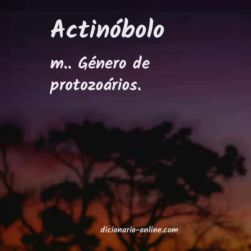 Significado de actinóbolo