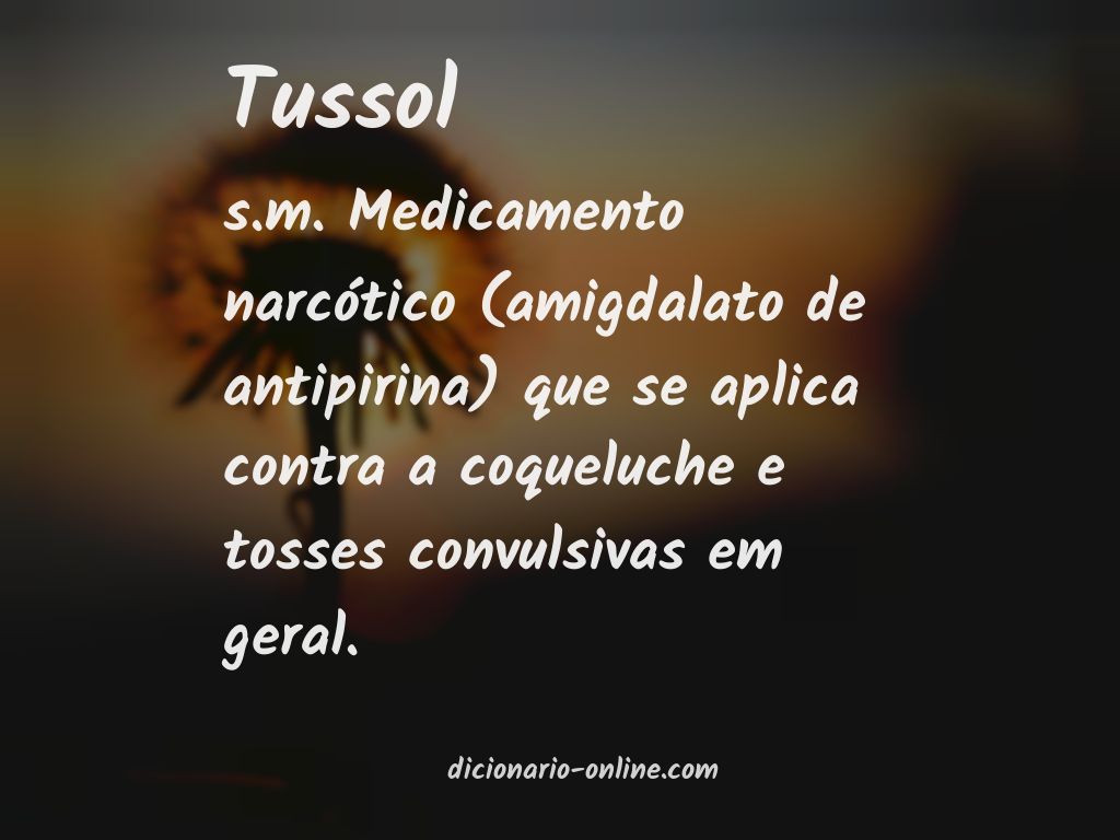 Significado de tussol