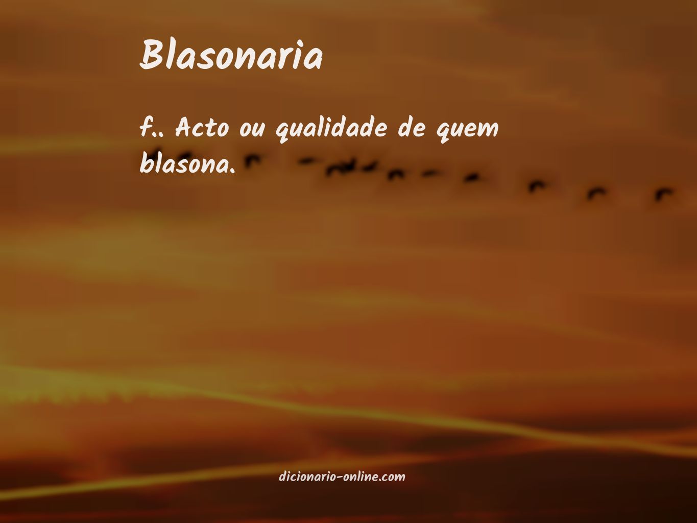 Significado de blasonaria