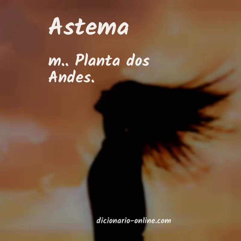 Significado de astema