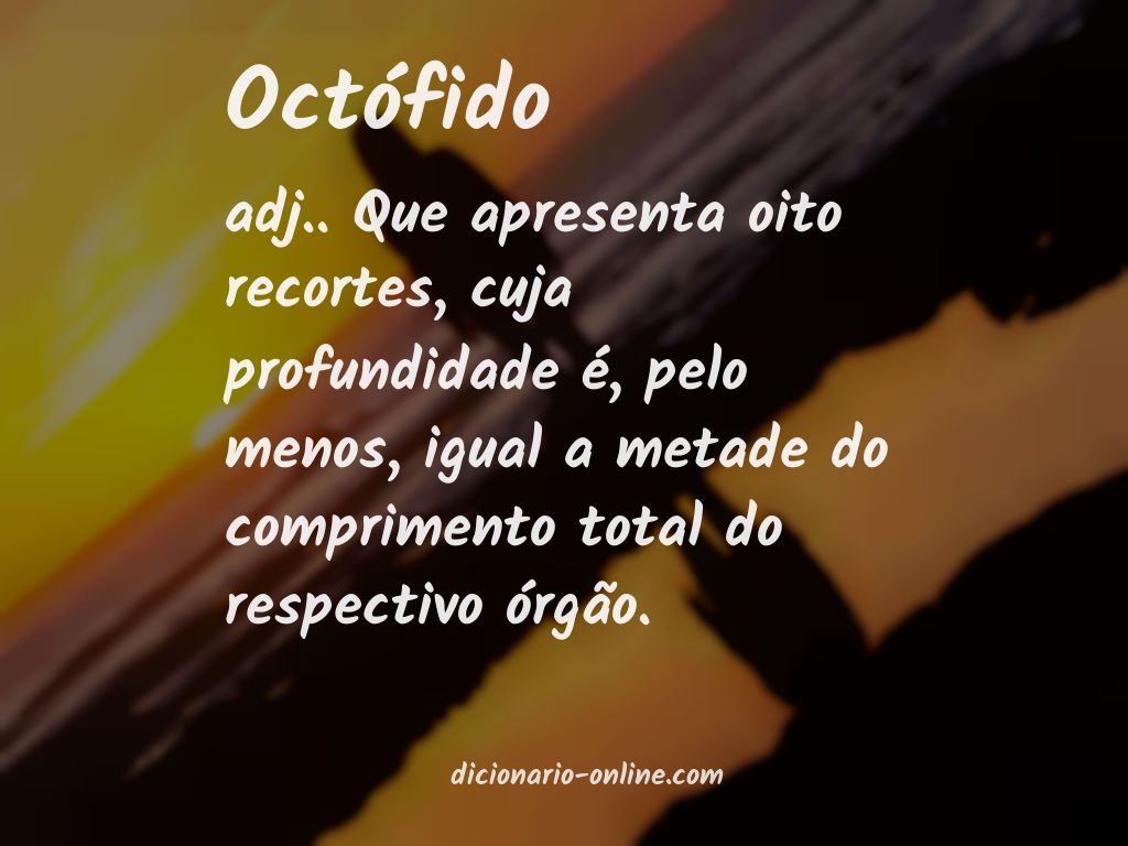 Significado de octófido