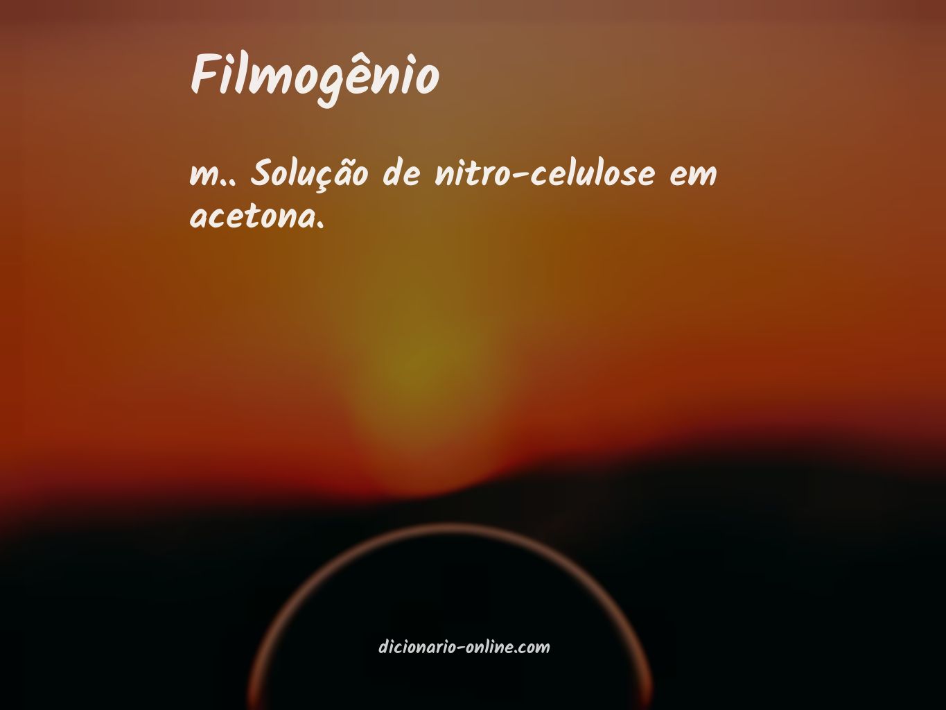 Significado de filmogênio