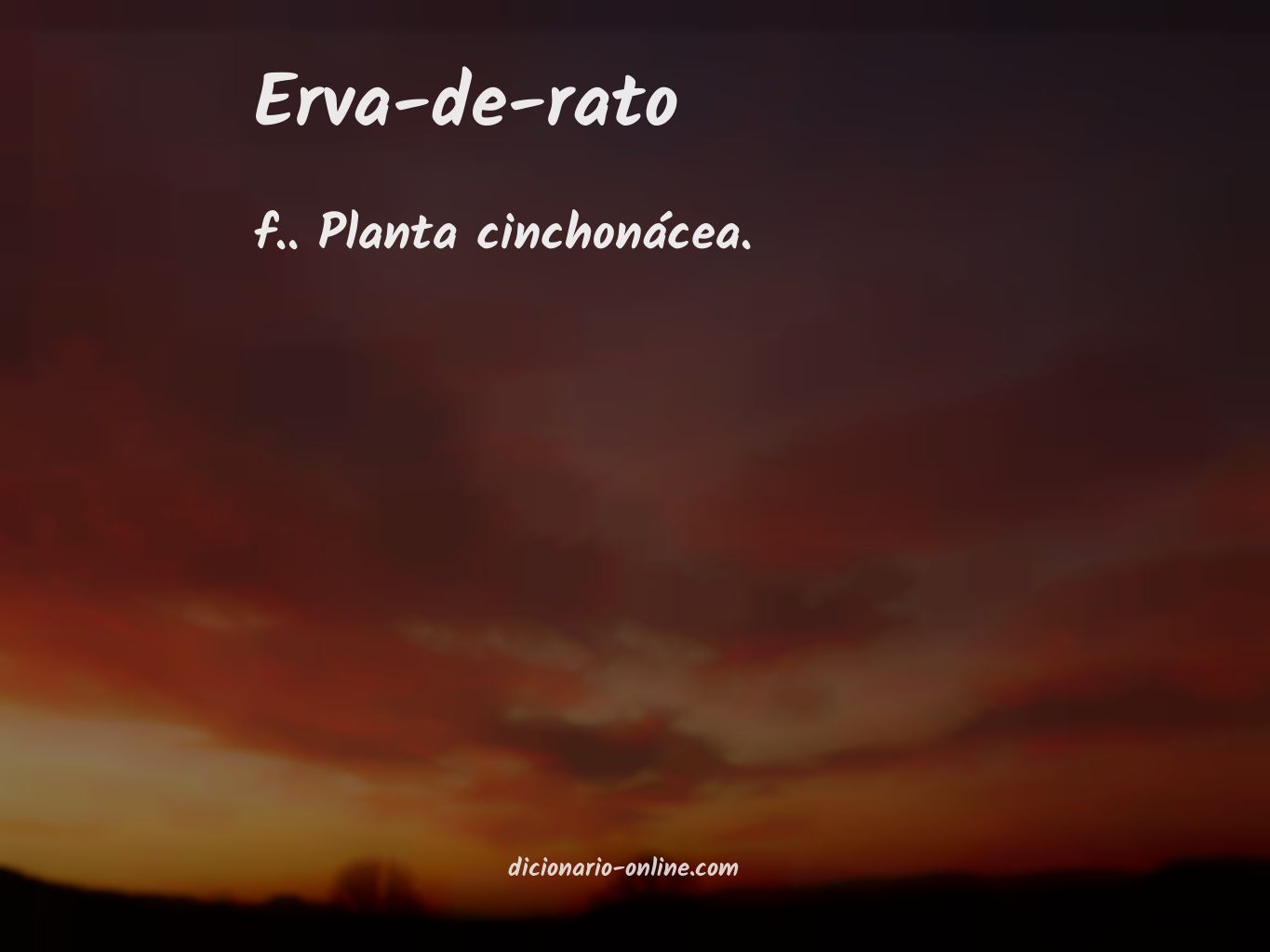 Significado de erva-de-rato