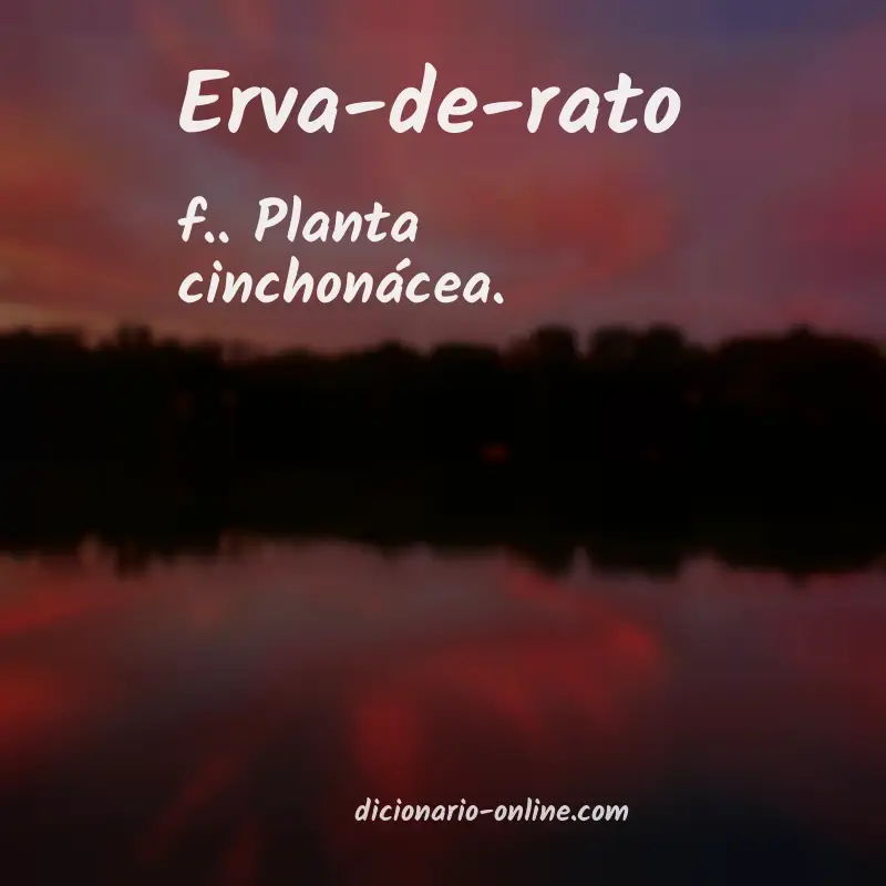 Significado de erva-de-rato