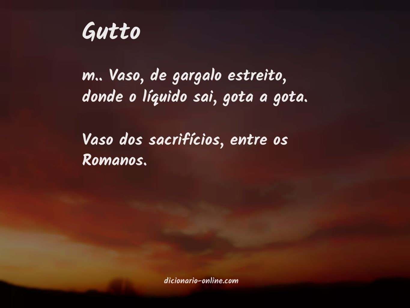 Significado de gutto