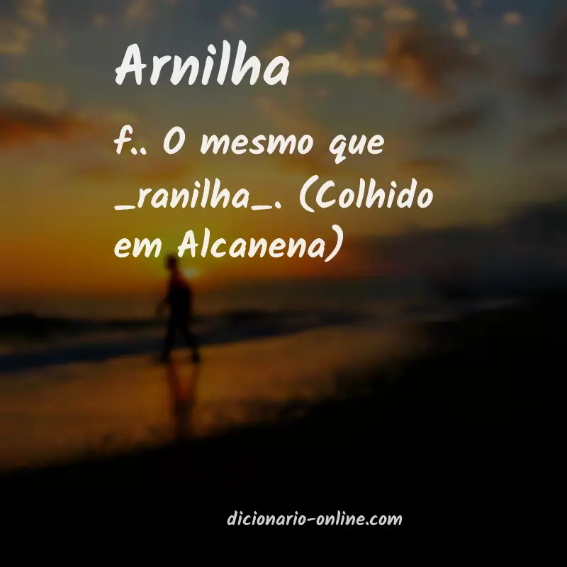 Significado de arnilha