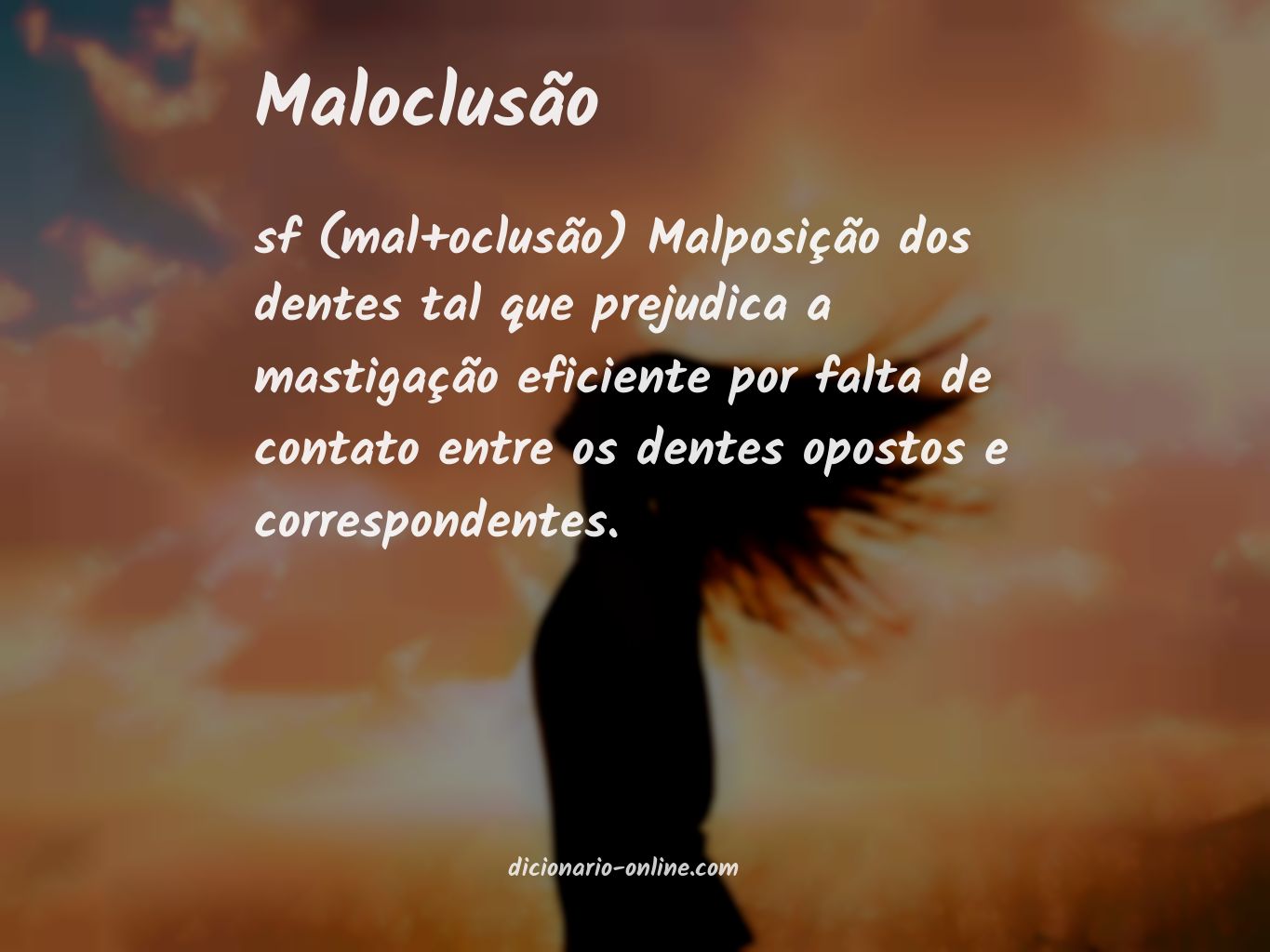 Significado de maloclusão