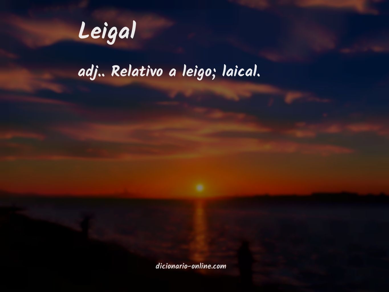 Significado de leigal