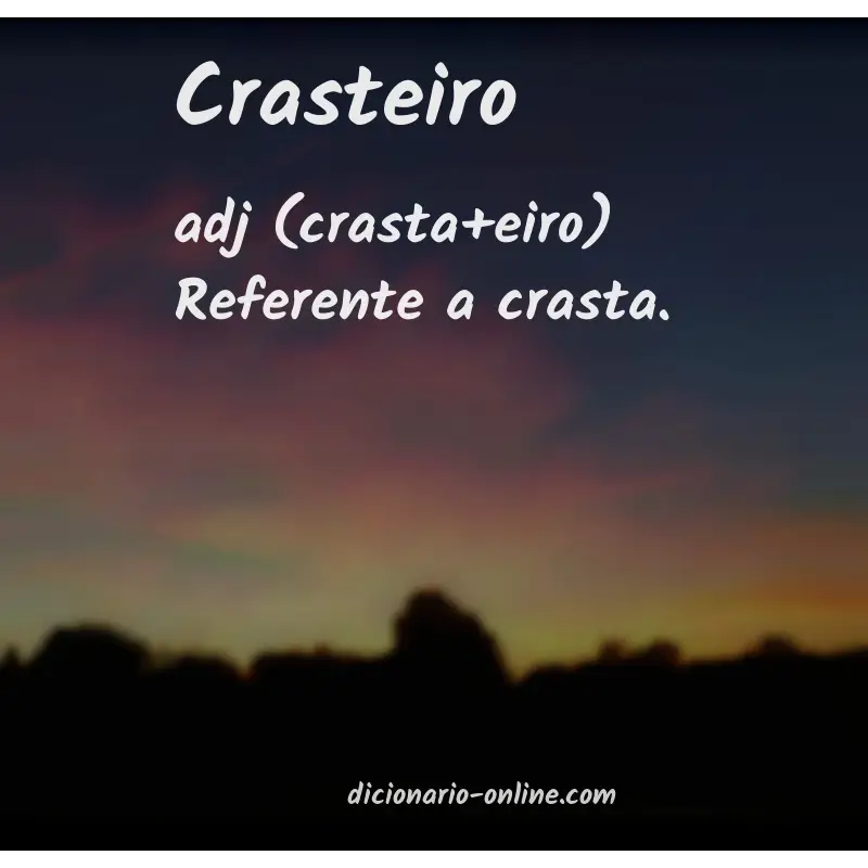 Significado de crasteiro