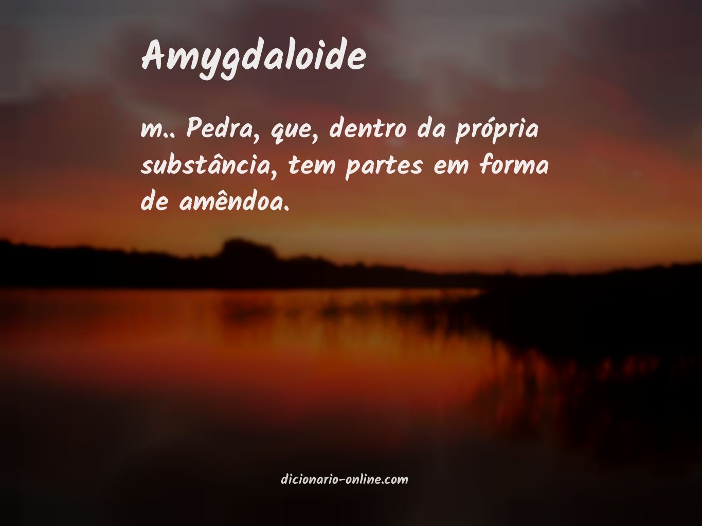 Significado de amygdaloide