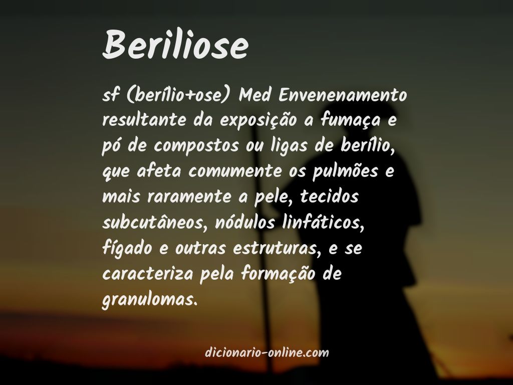 Significado de beriliose