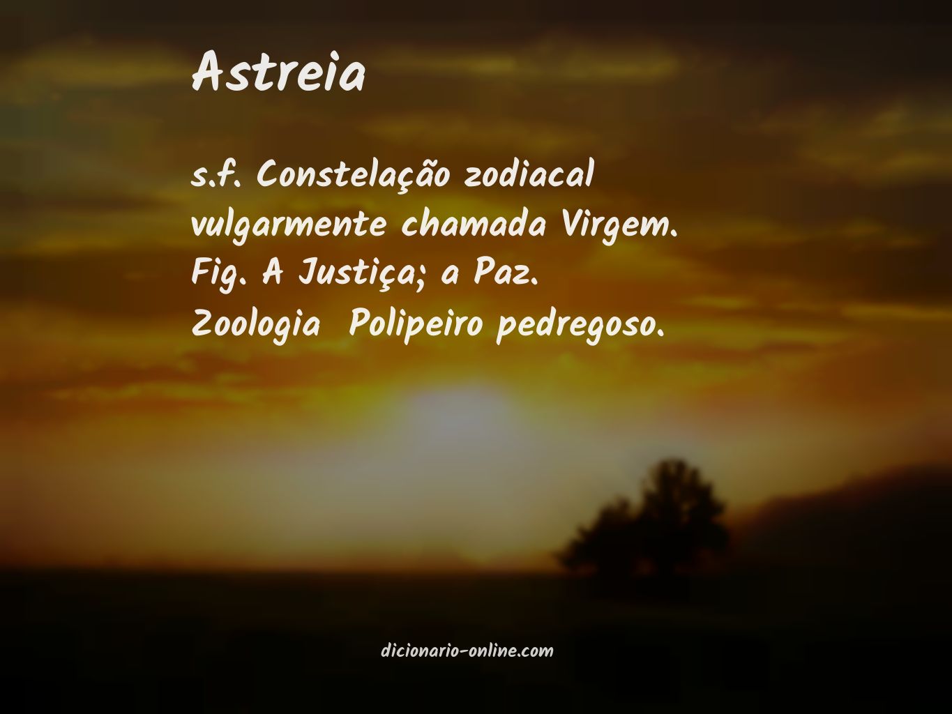 Significado de astreia