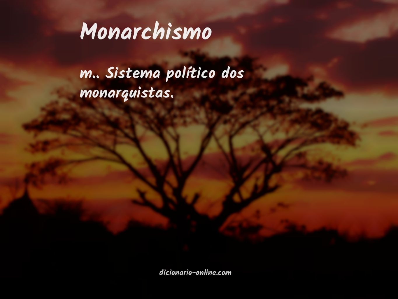 Significado de monarchismo