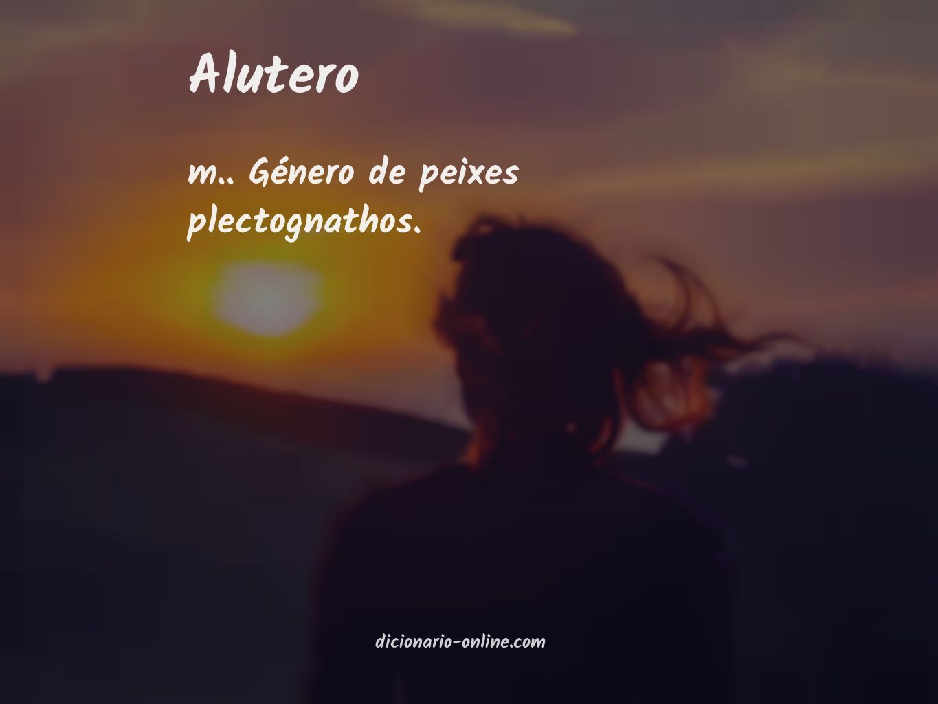 Significado de alutero