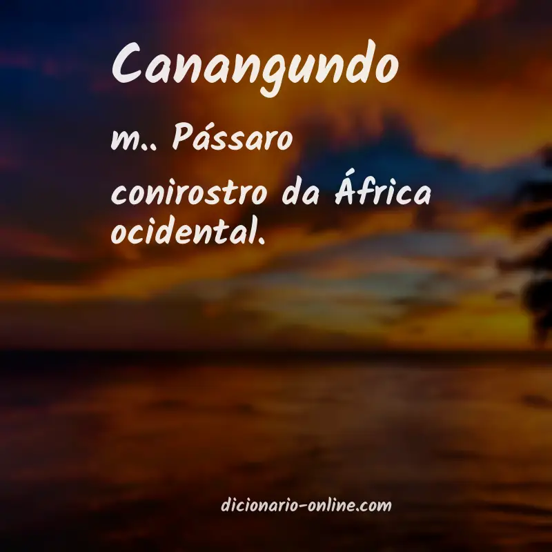 Significado de canangundo