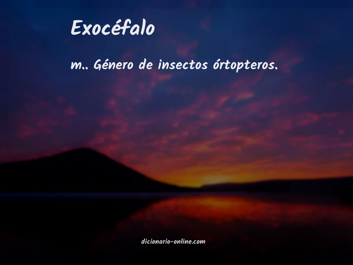 Significado de exocéfalo