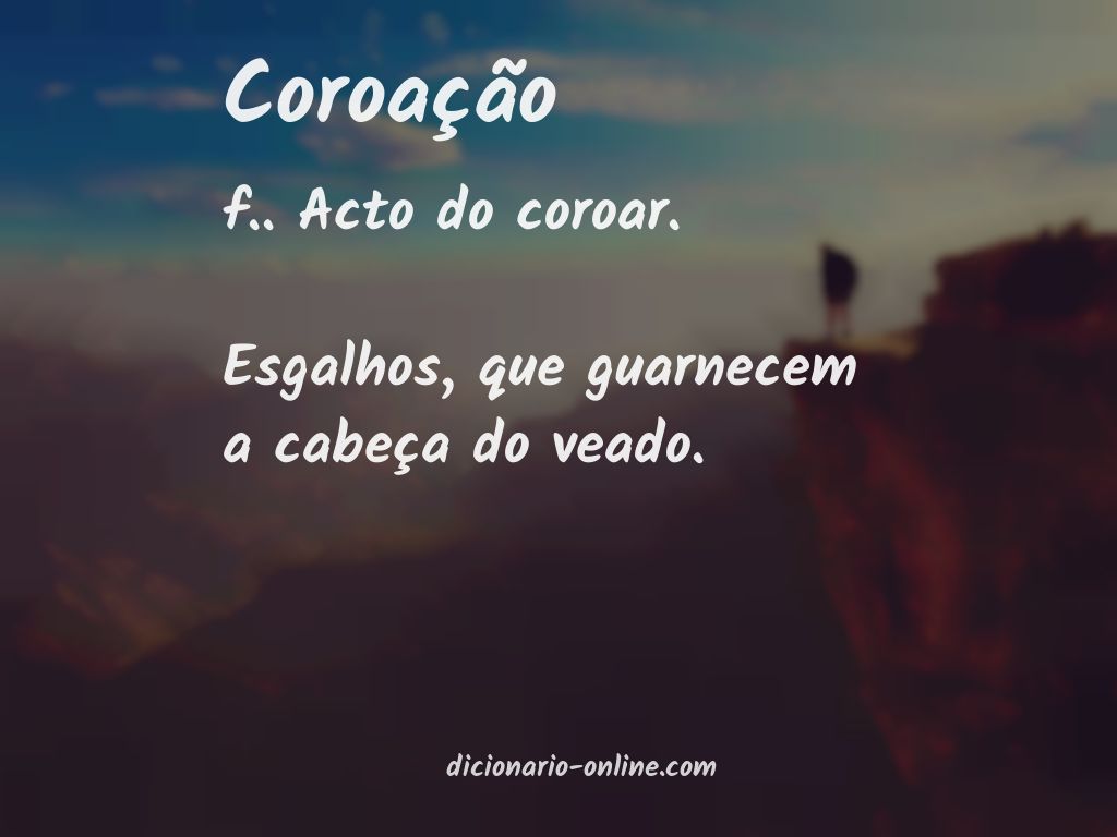 Significado de coroação