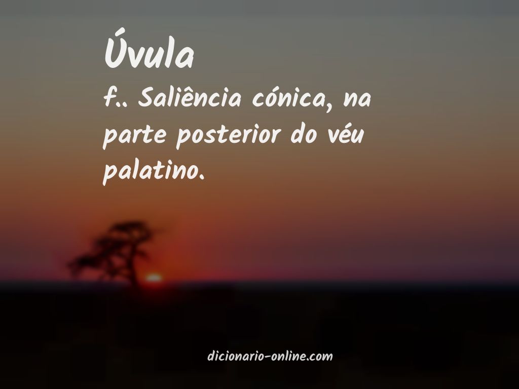 Significado de úvula