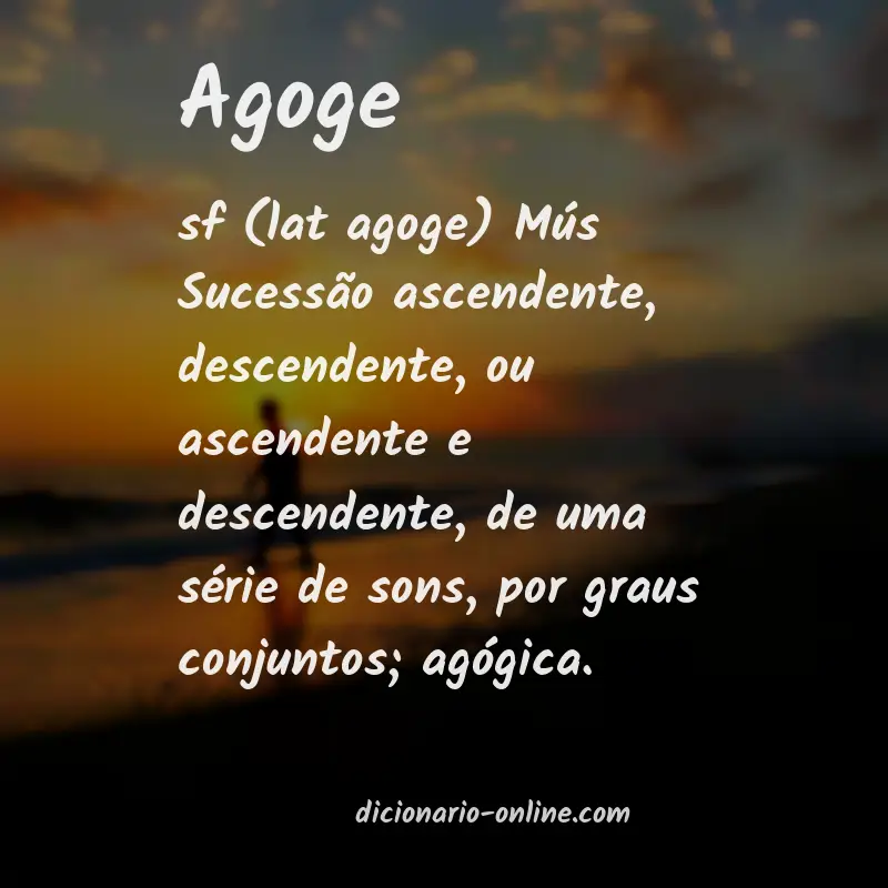 Significado de agoge