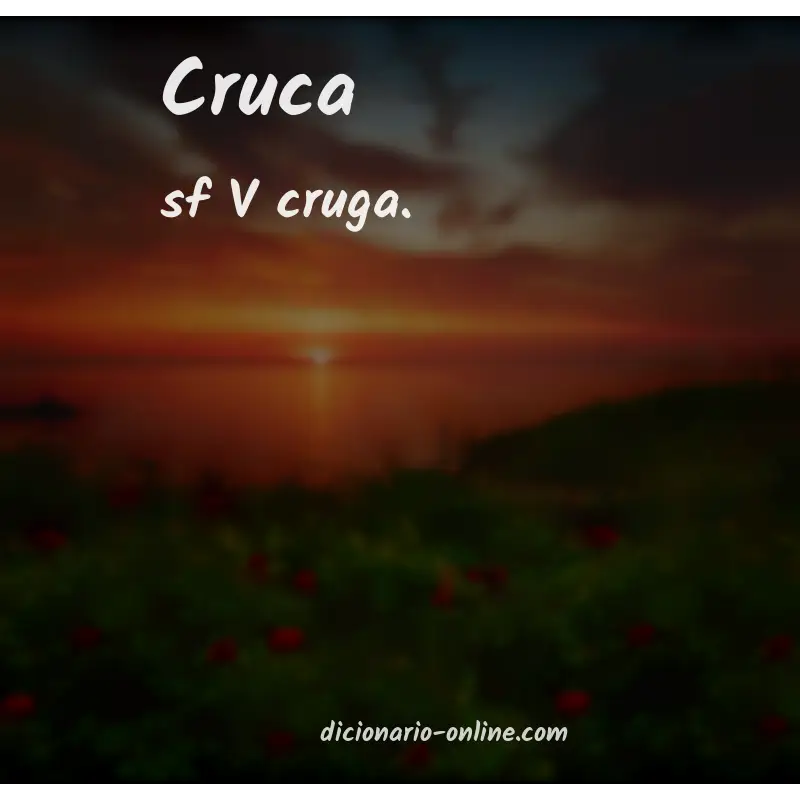 Significado de cruca