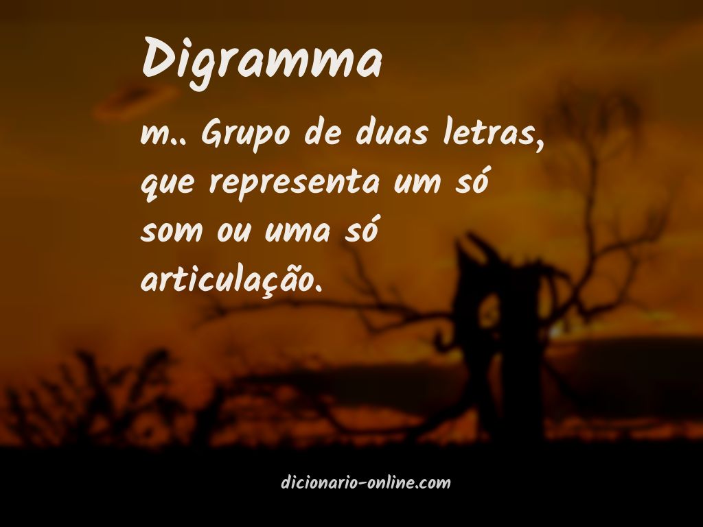 Significado de digramma