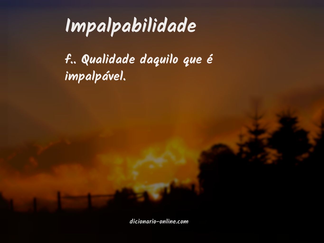 Significado de impalpabilidade