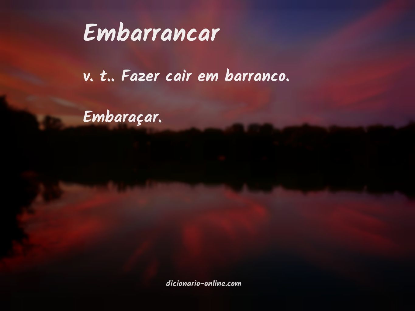 Significado de embarrancar