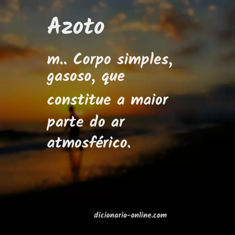 Significado de azoto
