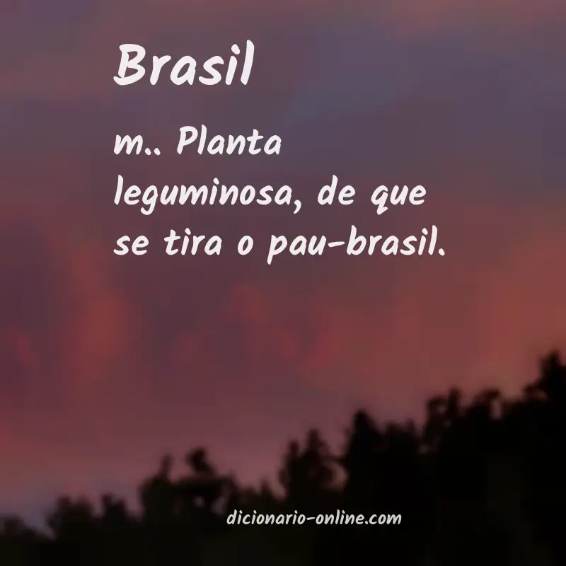 Significado de brasil