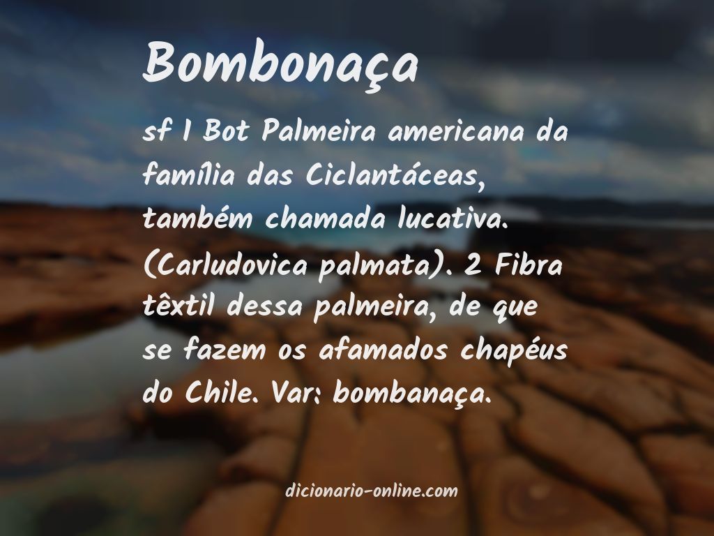 Significado de bombonaça