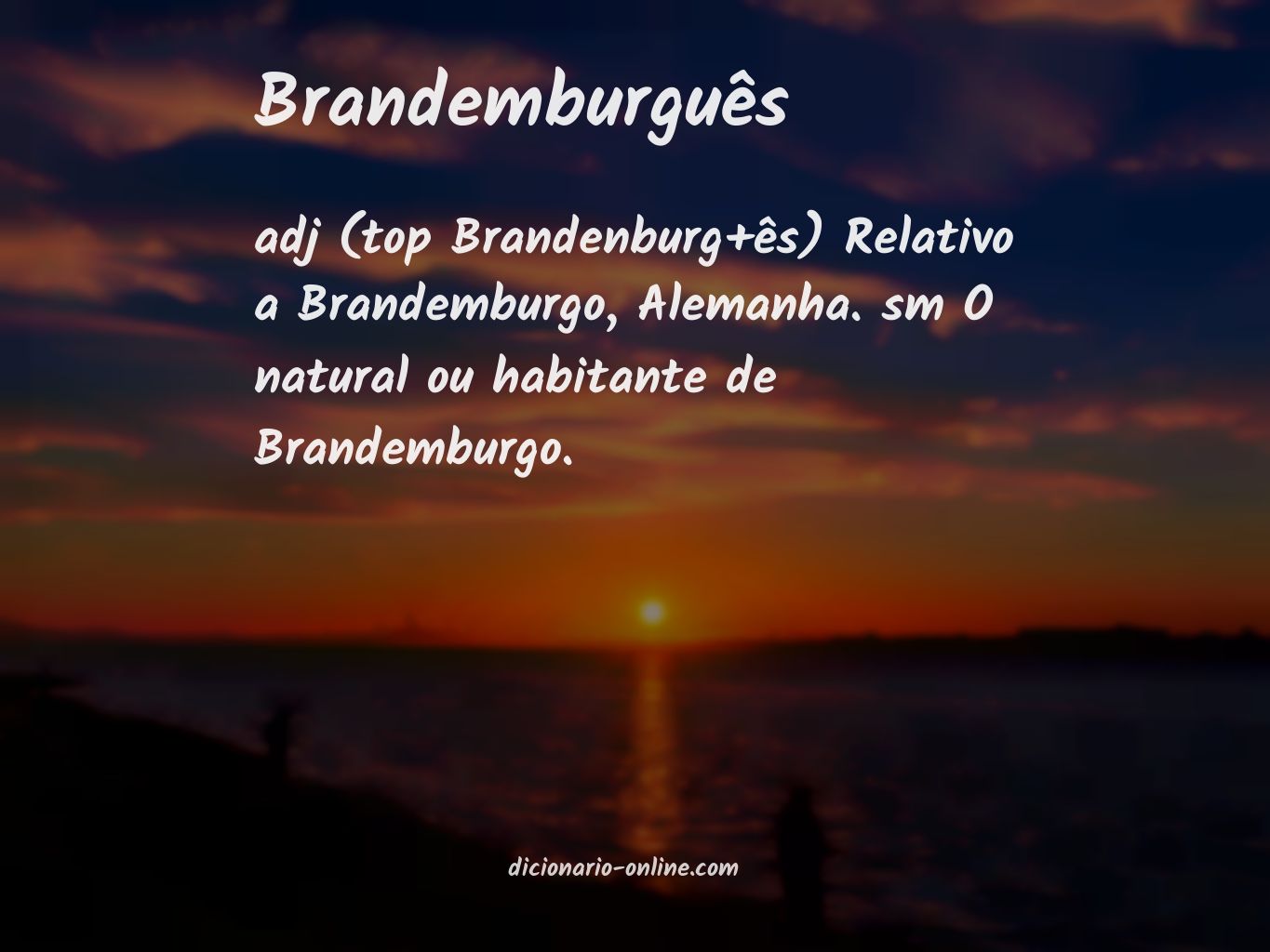 Significado de brandemburguês
