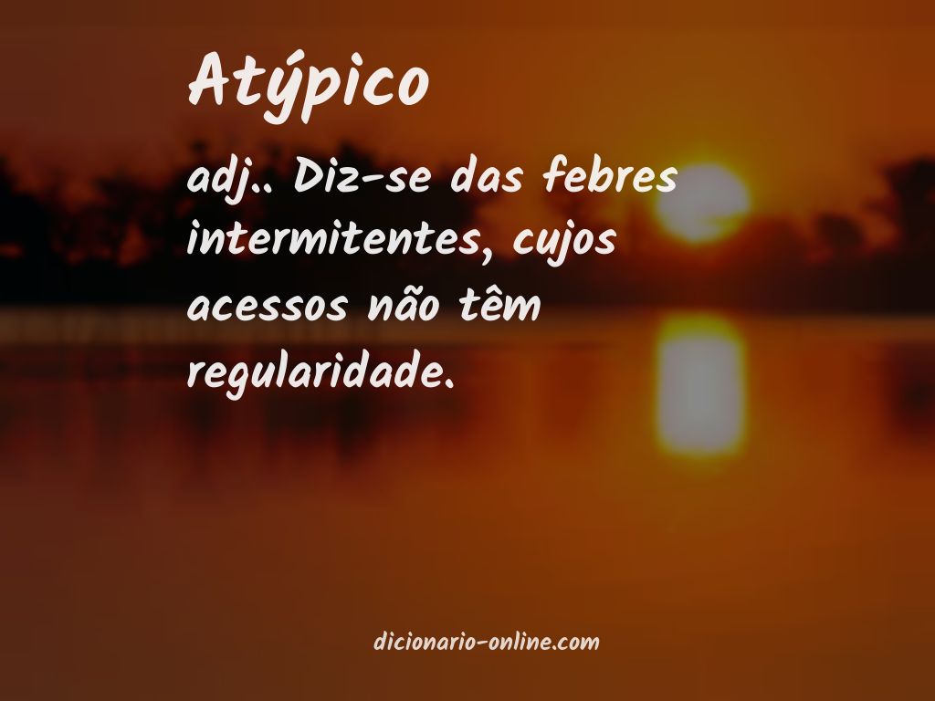 Significado de atýpico